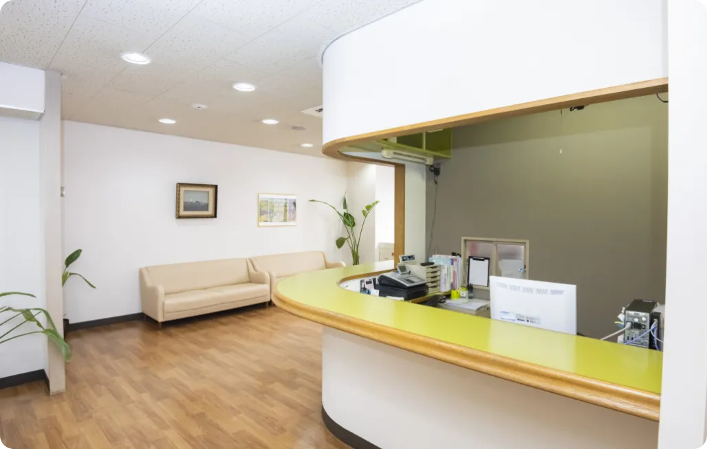 大原医院の受付